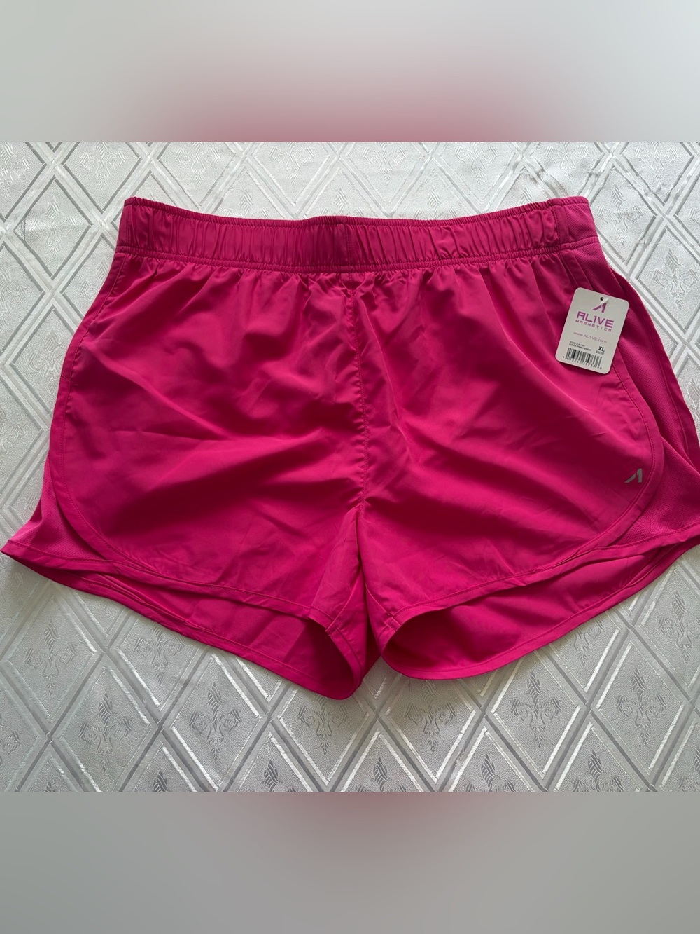 Women's Athletic Shorts in Hot Pink